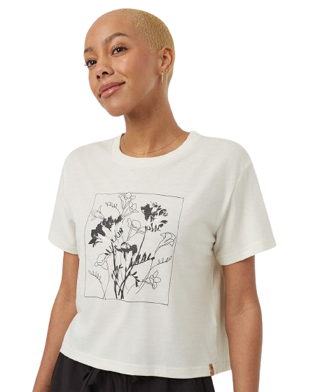 Tentree T-Shirts - Women’s Floral Crop T-Shirt