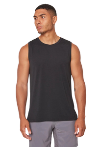 MPG Tanks - Men's Dynamic Recycled Polyester Stink-Free Tank Top with Slits