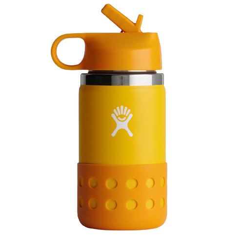 Hydro Flask 12 oz - Kids Wide Mouth w Straw Lid & Boot – Oval