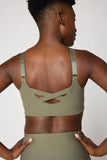 MPG Sports Bra - Explore Recycled Polyester Adjustable Medium Support Bra Peached