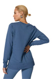 MPG Tops - Women's Serene Brushed Side Slit Relaxed Pullover