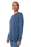 MPG Tops - Women's Serene Brushed Side Slit Relaxed Pullover