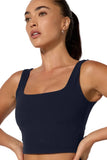 MPG Tanks - Women's Ribbed Crop Tank with Support