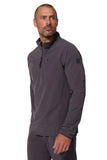 MPG Tops - Men's Rove Mixed Media Half-Zip Long Sleeve
