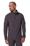 MPG Tops - Men's Rove Mixed Media Half-Zip Long Sleeve