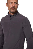 MPG Tops - Men's Rove Mixed Media Half-Zip Long Sleeve