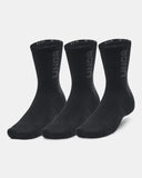 Under Armour Socks- Unisex 3-Pack Mid-Crew