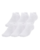 Under Armour Socks - Unisex Essential Cushion No Show 6-Pack