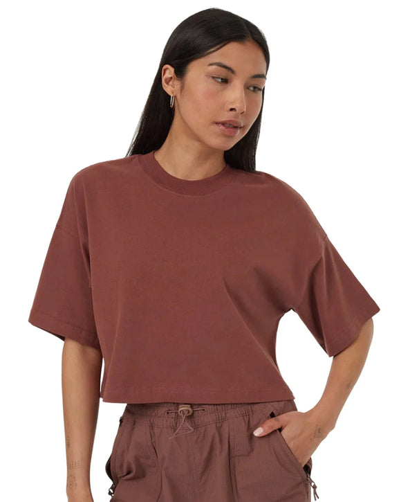 Tentree T-Shirts - Women's Regenerative Cotton Oversized Crop
