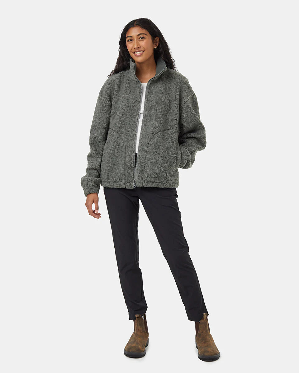 Tentree Fleece - Women's Recycled Boucle Reversible Full Zip Tentree Fleece - Women's Recycled Boucle Reversible Full Zip