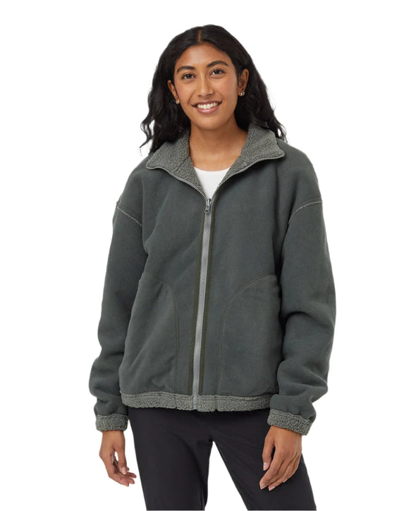Tentree Fleece - Women's Recycled Boucle Reversible Full Zip Tentree Fleece - Women's Recycled Boucle Reversible Full Zip