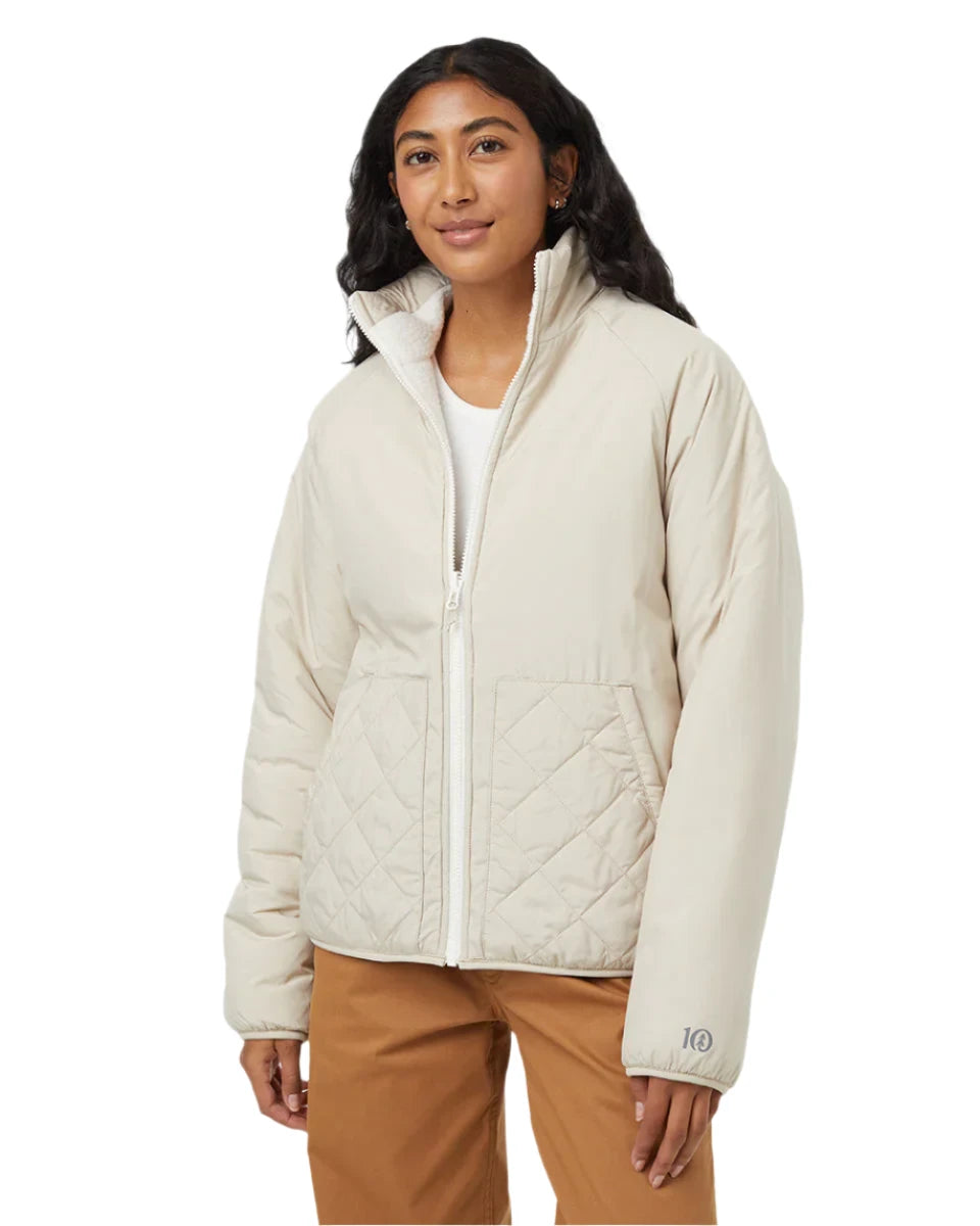 Tentree Fleece - Women's EcoLoft Reversible Short Jacket – Oval