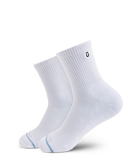Outway Socks - Flagship White Supima Cotton Quarter