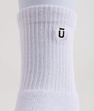 Outway Socks - Flagship White Supima Cotton Quarter