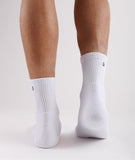 Outway Socks - Flagship White Supima Cotton Quarter