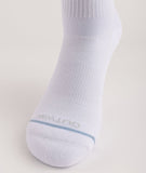 Outway Socks - Flagship White Supima Cotton Quarter