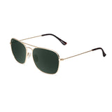 Knockaround Sunglasses - Mount Evans Gold / Aviator Green Polarized