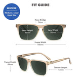 Knockaround Sunglasses - Fast Lanes Sandbar Aviator Green Polarized