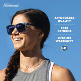 Knockaround Sunglasses - Fast Lanes Sport Rubberized Navy / Mint Polarized