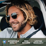 Knockaround Sunglasses - Mount Evans Gold / Aviator Green Polarized
