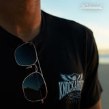 Knockaround Sunglasses - Mount Evans Gold / Aviator Green Polarized