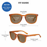 Knockaround Sunglasses - Paso Robles Sport Rubberized Rio Amber Polarized