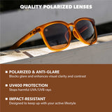 Knockaround Sunglasses - Paso Robles Sport Rubberized Rio Amber Polarized