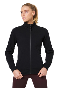 MPG Jackets - Women's Ease Organic Cotton Recycled Polyester Zip-Up with Standing Collar