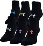 Under Armour Socks - Women's Essential No Show 6 Pack
