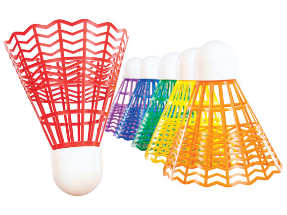 360 Athletics Badminton Shuttlecocks - Oversized Rainbow