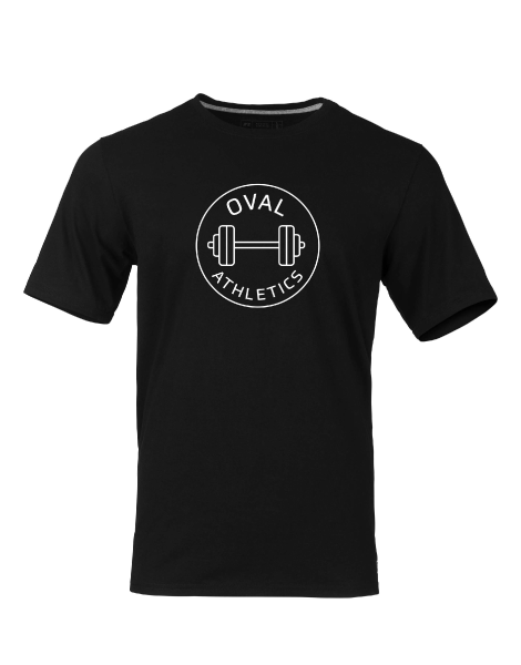 Richmond Olympic Oval T-Shirt - Oval Athletics with Dumbbell Crew