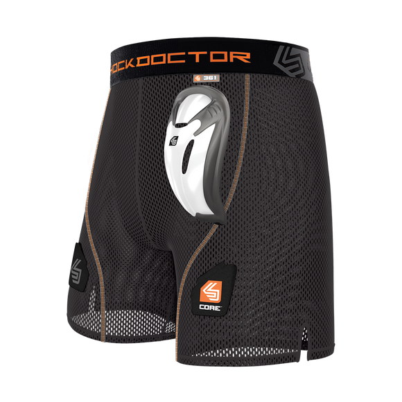 Shock Doctor Shorts - Boys Loose Hockey Short w/BioFlex Cup SD30050