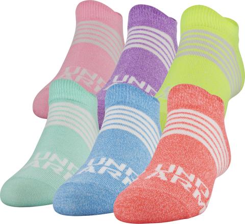 Under Armour Socks - Youth No Show Essential Assorted