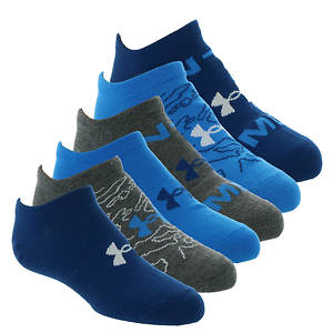 Under Armour Socks - Youth No Show Essential Lite Assorted