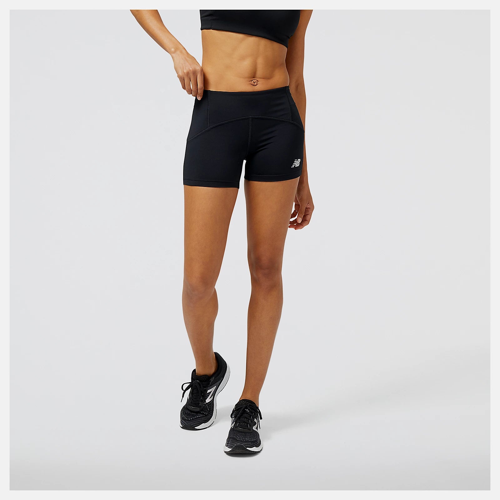 New Balance Women's Accelerate Pacer Tight, Black, Medium at